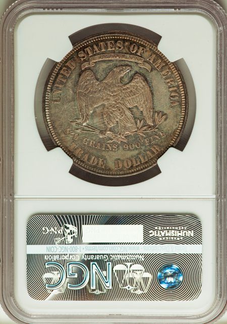 1877 TRADE DOLLAR MS64 PL W/KENNETH BRESSETT - Image 2