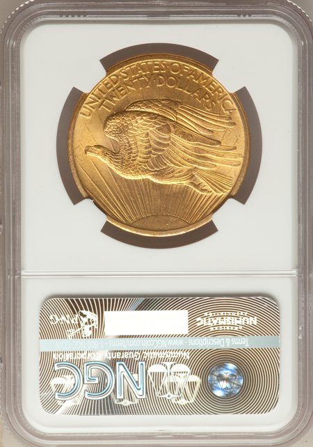 1907 $20 ST. GAUDENS MS66 W/BRESSETT - Image 2