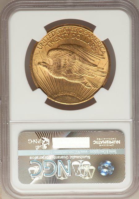 1911 $20 ST. GAUDENS MS64 W/BRESSETT - Image 2