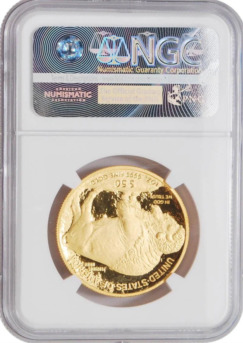 2009 American $50 Buffalo NGC PR70 w/Kenneth Bressett Signature - Image 3