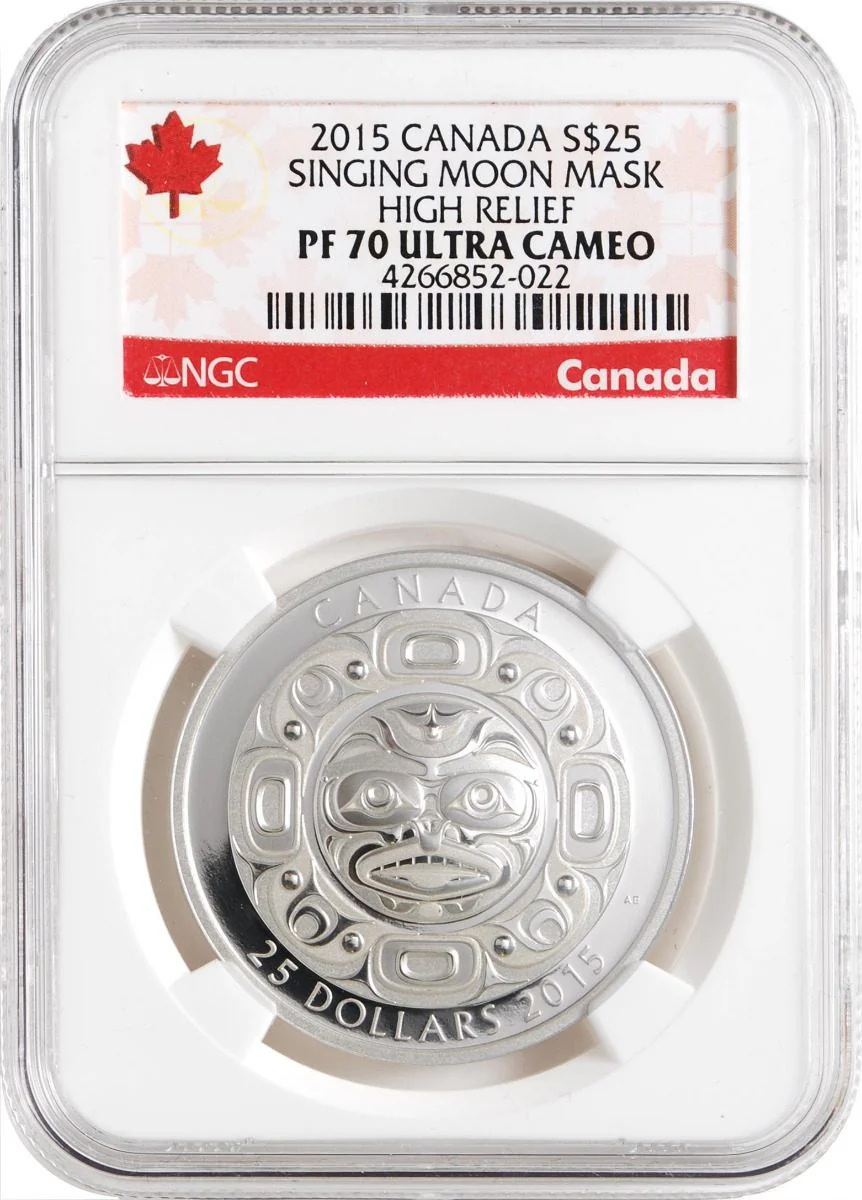 2015 Signing Moon 3-Piece Silver Ultra-High Set NGC PF70 Low Mintage 3,000 sets. - Image 2