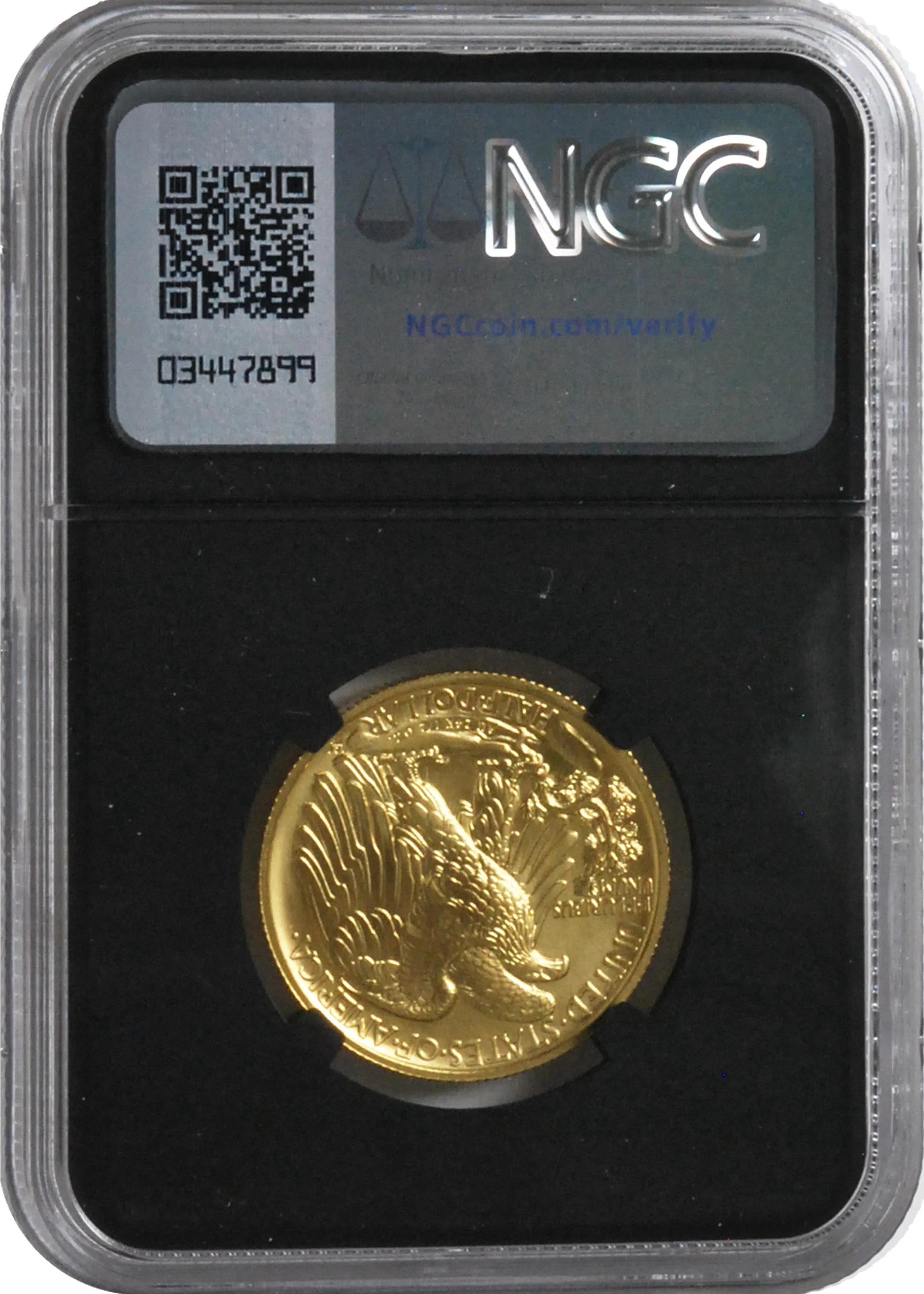 2016 GOLD HALF DOLLAR SP70 CABRAL - Image 3