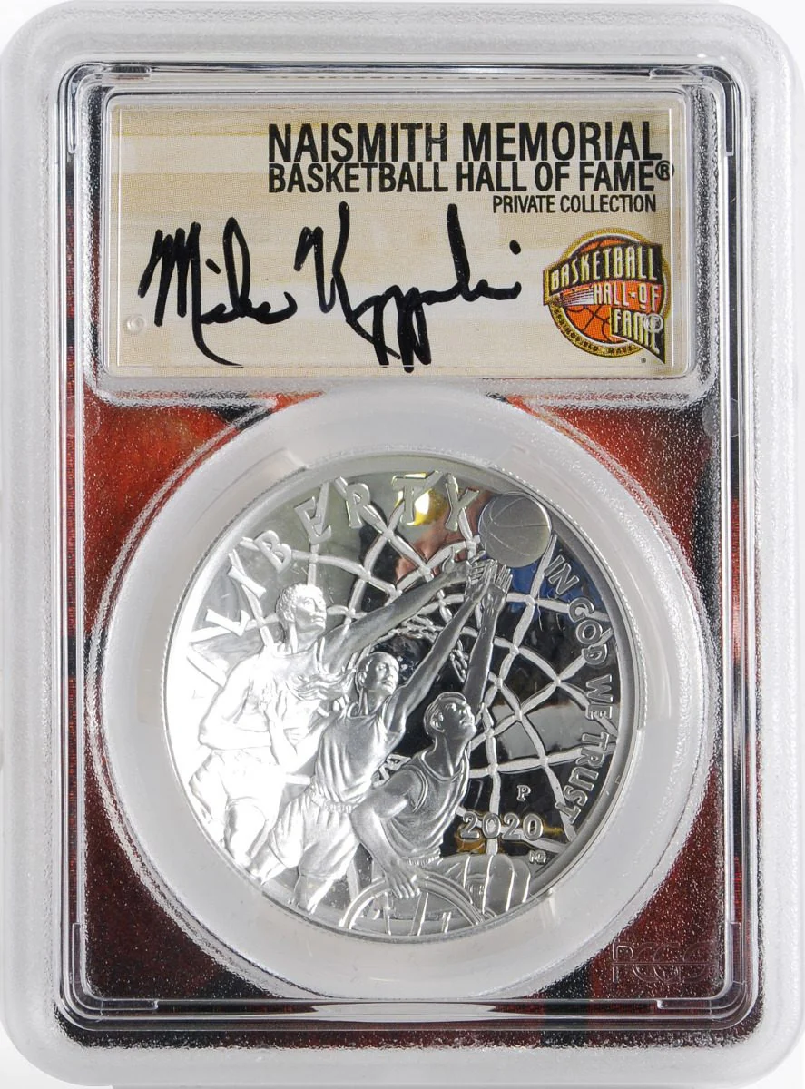 2020 $1 Basketball Hall of Fame First Day of Issue - Dream Team 5-Piece Set PCGS PR70 DCAM - Image 11