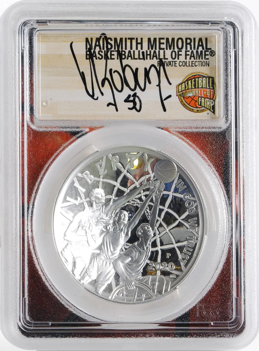 2020 $1 Basketball Hall of Fame First Day of Issue - Dream Team 5-Piece Set PCGS PR70 DCAM - Image 7