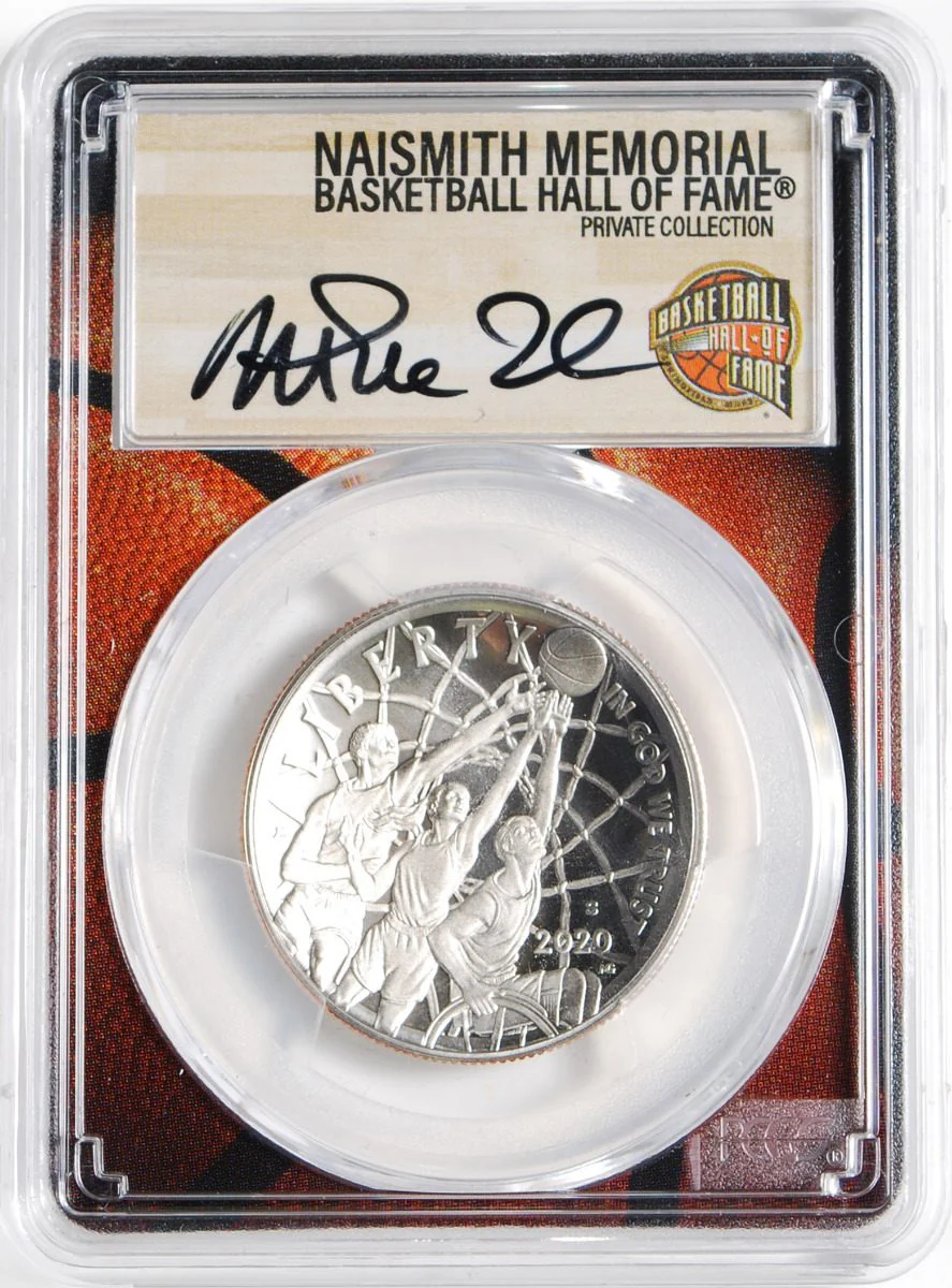 2020 Basketball Hall of Fame Proof 3-pc Set PCGS PR70 First Day of Issue w/Magic Johnson Signature - Image 5
