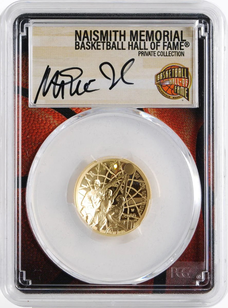 2020 Basketball Hall of Fame Proof 3-pc Set PCGS PR70 First Day of Issue w/Magic Johnson Signature - Image 7
