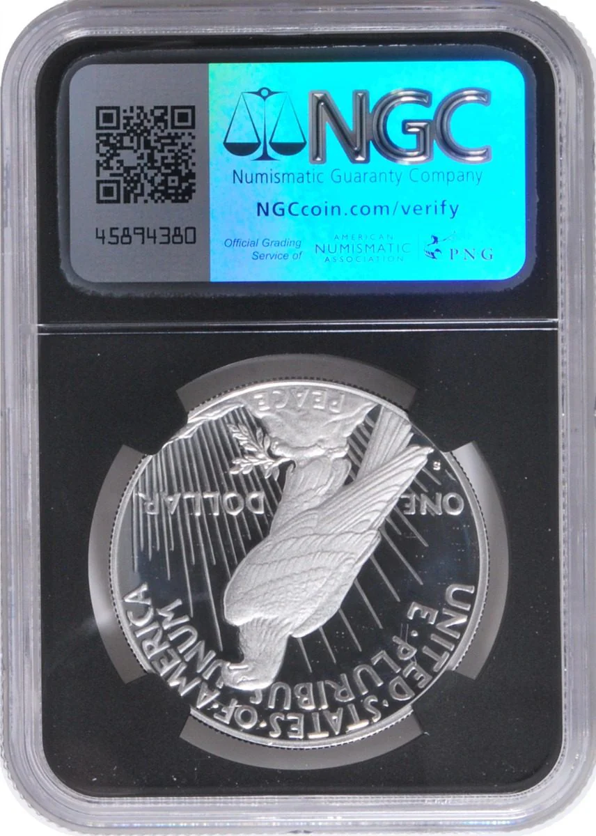 2021 2023 PEACE DOLLARS 4-PC SET NGC 70 SIGNED MOY/RYDER U.S. MINT DIRECTOR S SERIES - Image 3