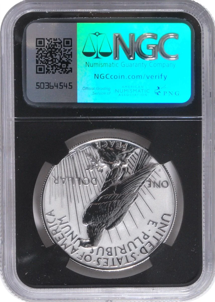 2021 2023 PEACE DOLLARS 4-PC SET NGC 70 SIGNED MOY/RYDER U.S. MINT DIRECTOR S SERIES - Image 5