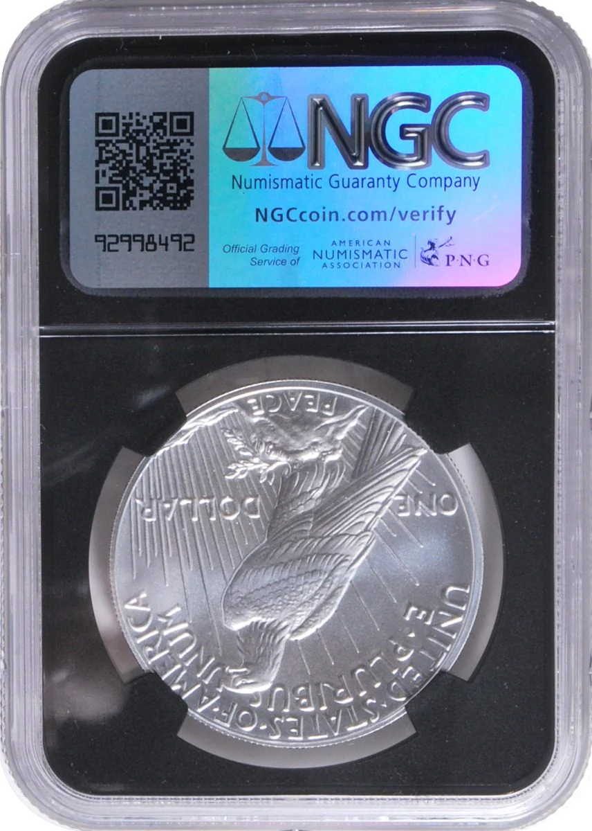 2021 2023 PEACE DOLLARS 4-PC SET NGC 70 SIGNED MOY/RYDER U.S. MINT DIRECTOR S SERIES - Image 9