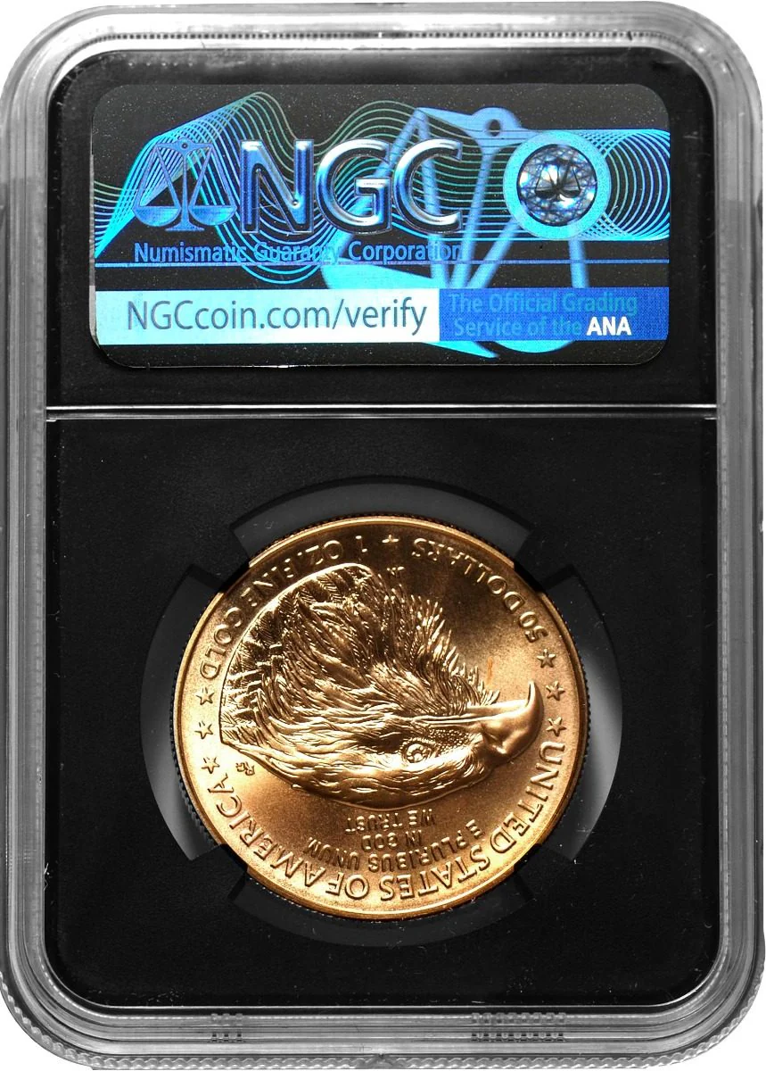 2021 Four-Piece American Gold Eagle Type 2 Set NGC MS70 First Day of Release Edmund C. Moy Signatures - Image 3
