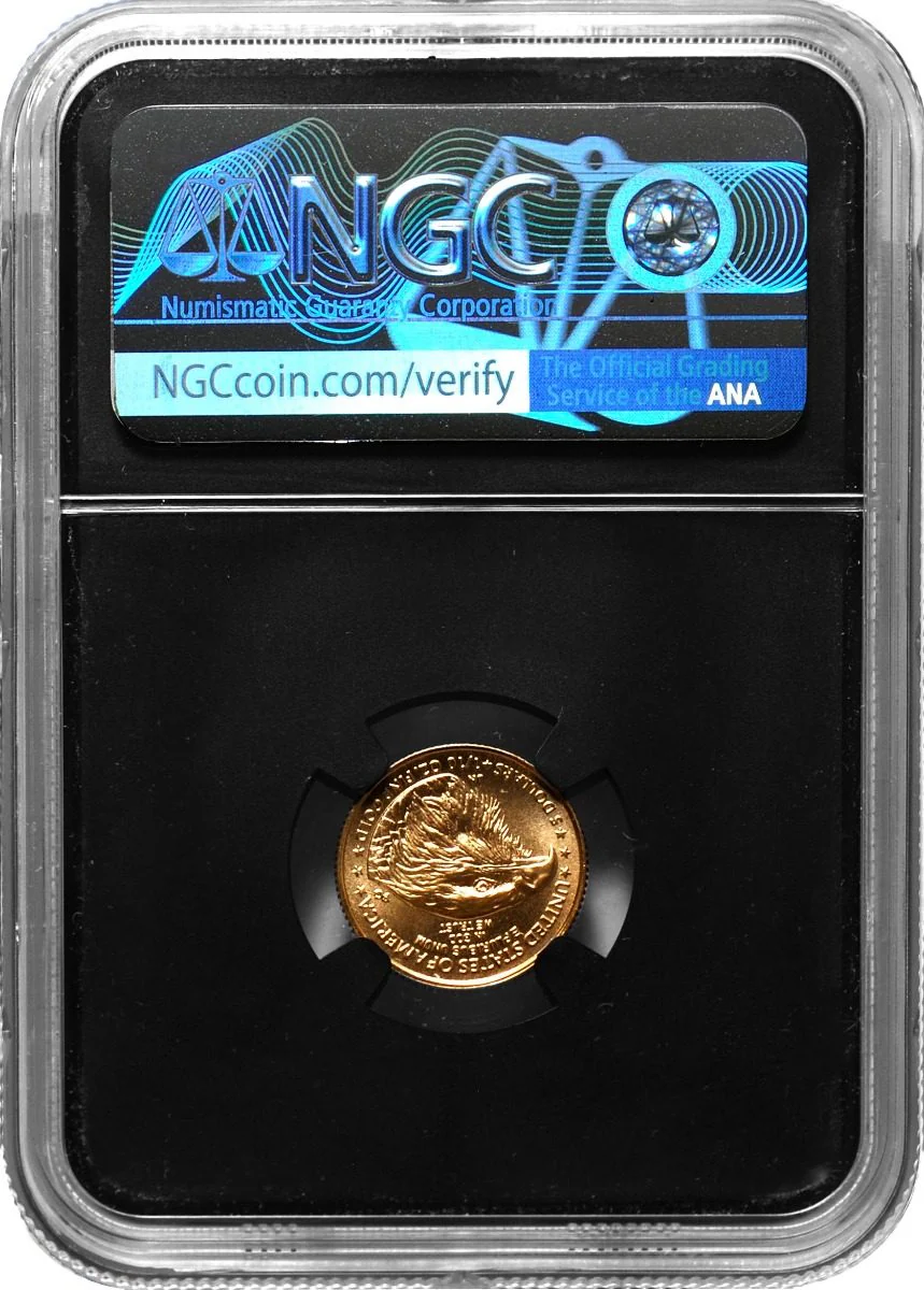 2021 Four-Piece American Gold Eagle Type 2 Set NGC MS70 First Day of Release Edmund C. Moy Signatures - Image 9