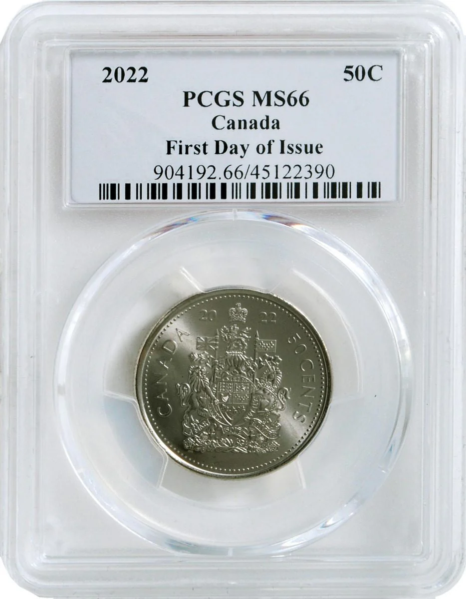 2022 50 Cent MS66 Signed By Susanna Blunt - Image 3