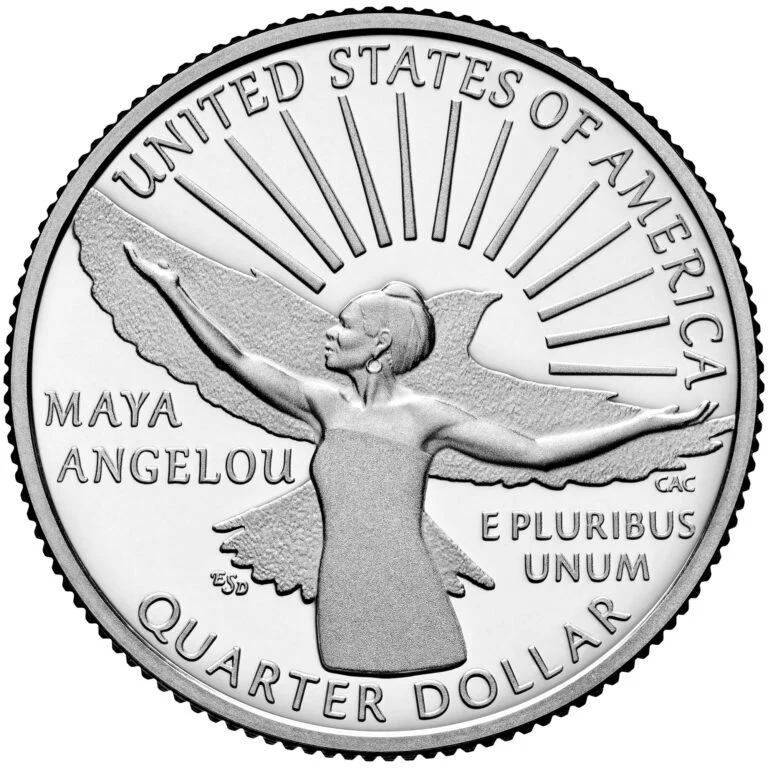 2022 Maya Angelou American Women Quarters BU Signed by Emily Damstra - Image 3