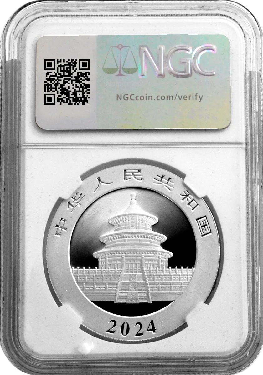 2024 Silver Panda 3-PC Set NGC MS70 FDOI Signed by Peter Gu - Image 4