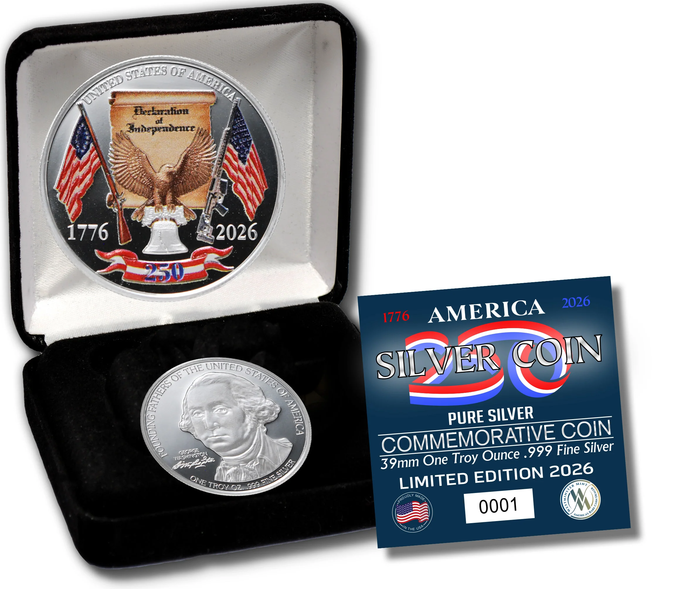 America 250 1oz Color LTD 2026 - Image 3