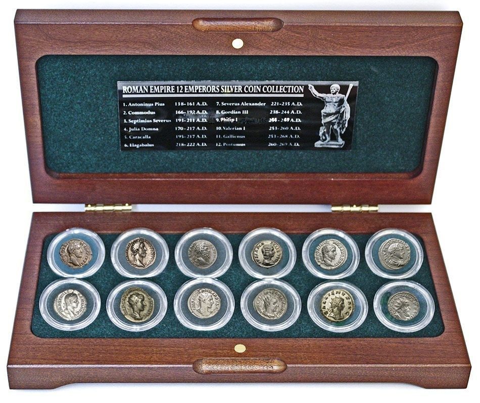 Roman Empire:12 Emperors Silver Coin Collection(U)